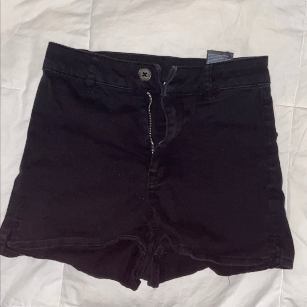 Black high waisted H&M Shorts